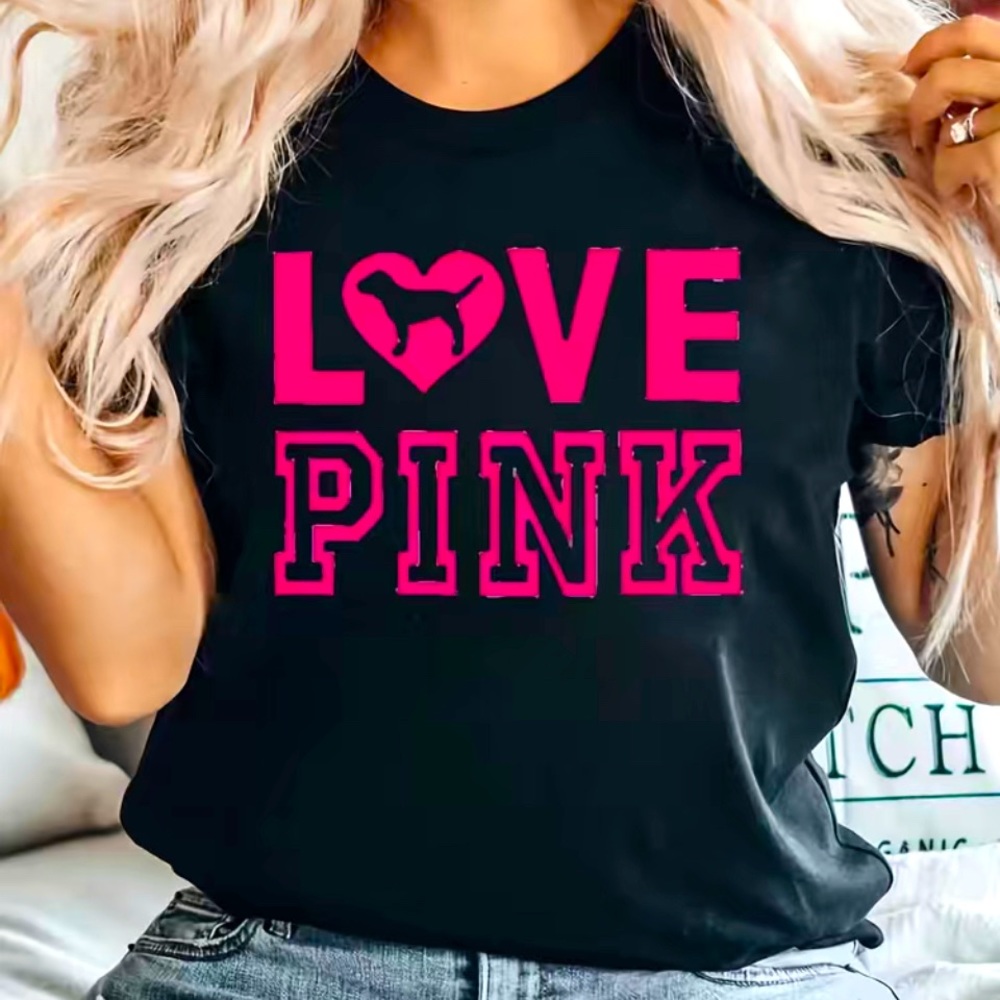 T-Shirt Pink Logo